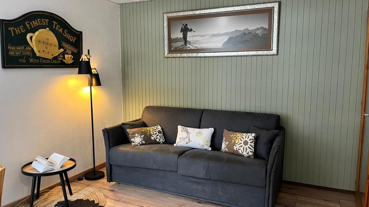 Studio Dent Du Caiman, Chamonix Hyper Centre, Parking, Vue Mont Blanc Exterior foto